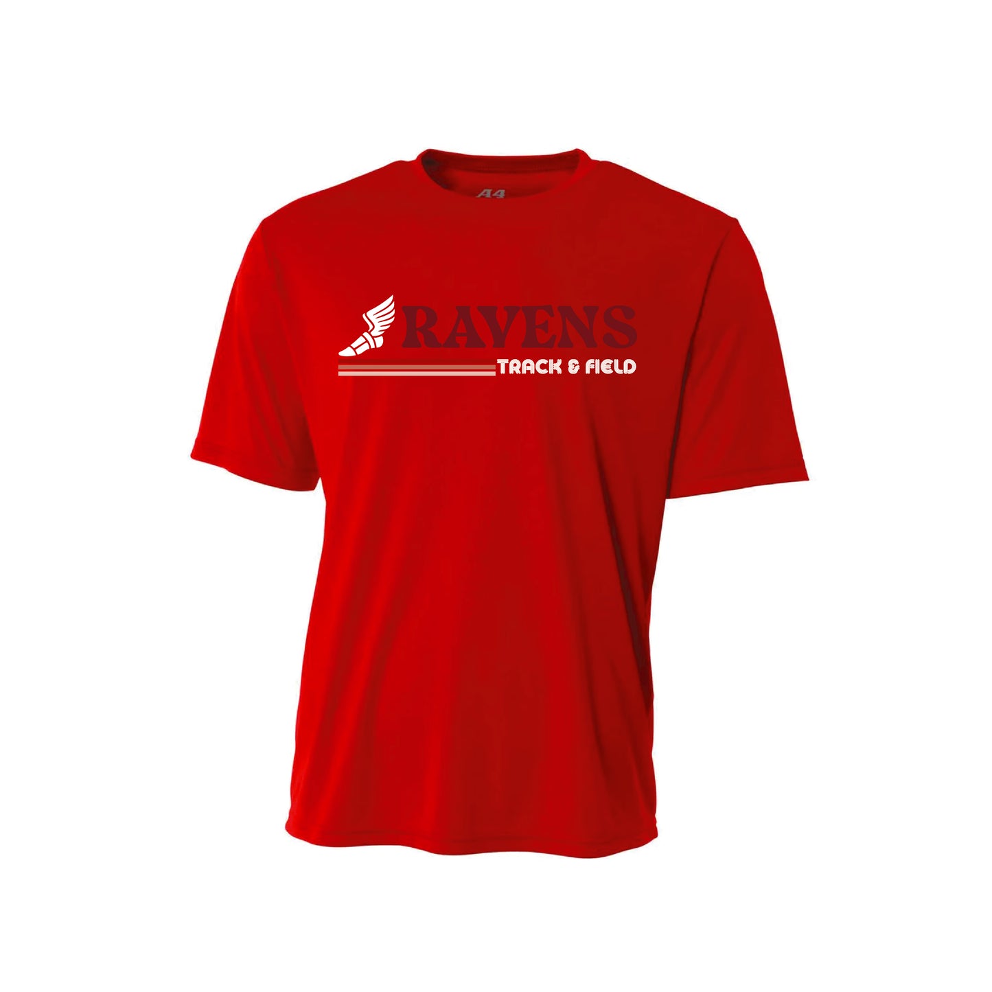 CCA Track and Field - Dry-Fit Cooling Performance Tee (Red)