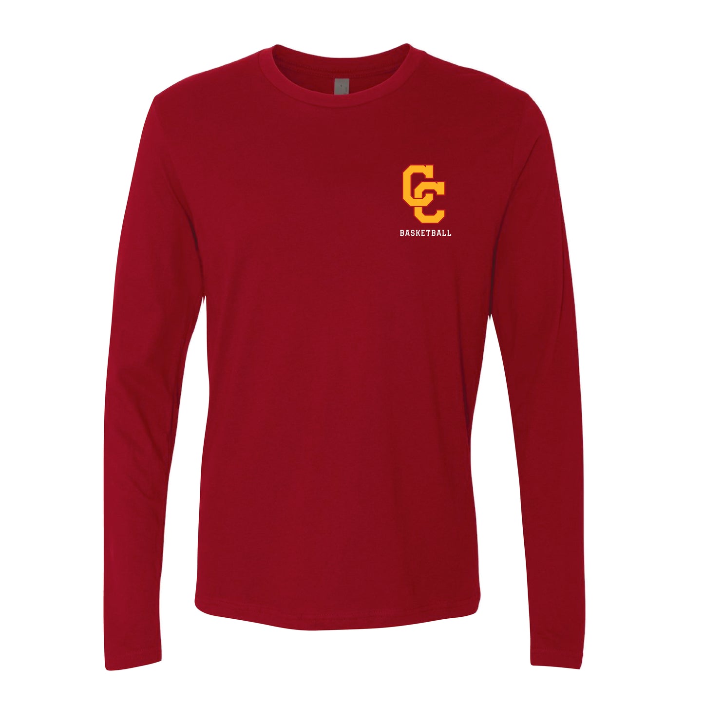 Cathedral Catholic Basketball - Unisex Long Sleeve T-Shirt - Red