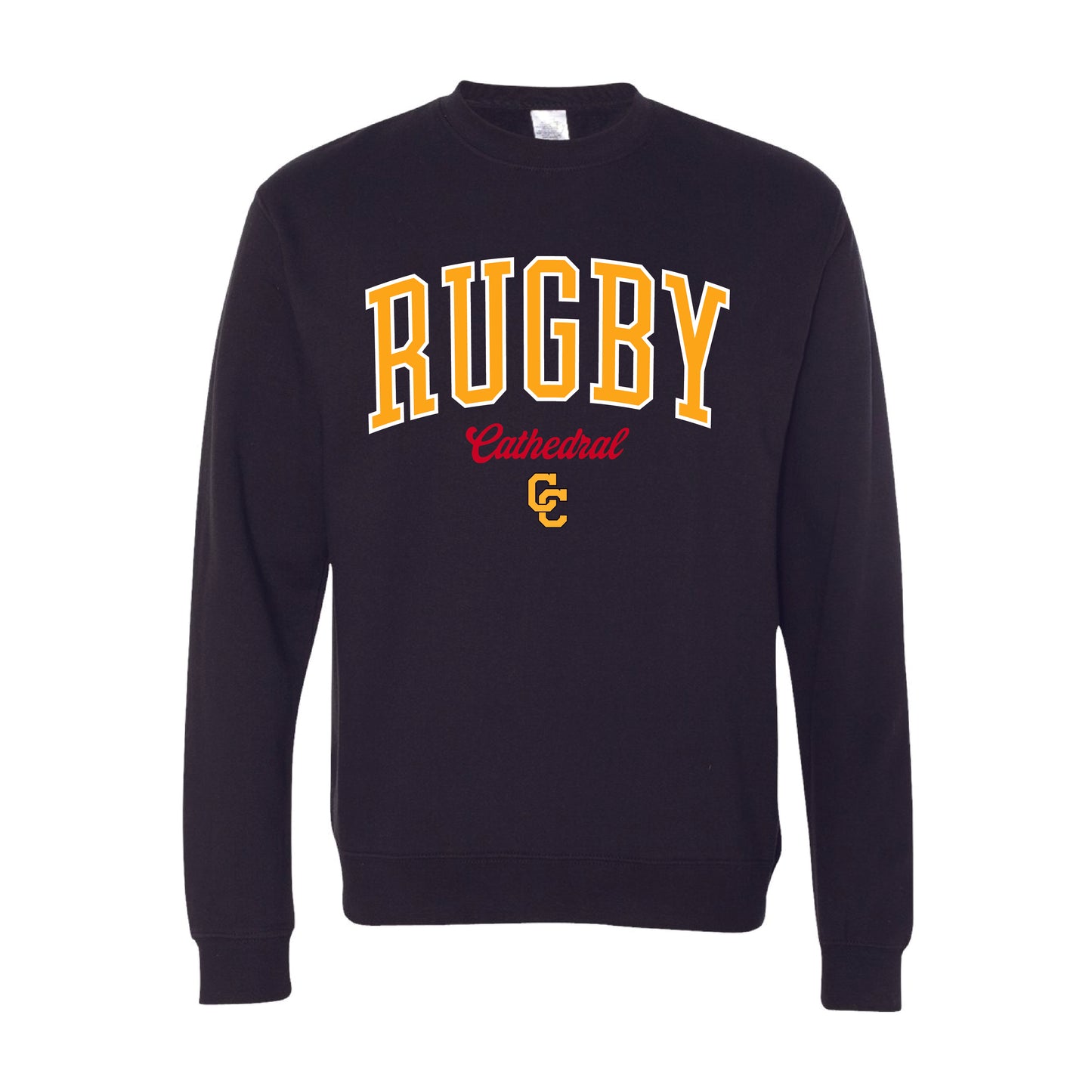Cathedral Catholic Rugby- Unisex Fleece Crewneck (Black)