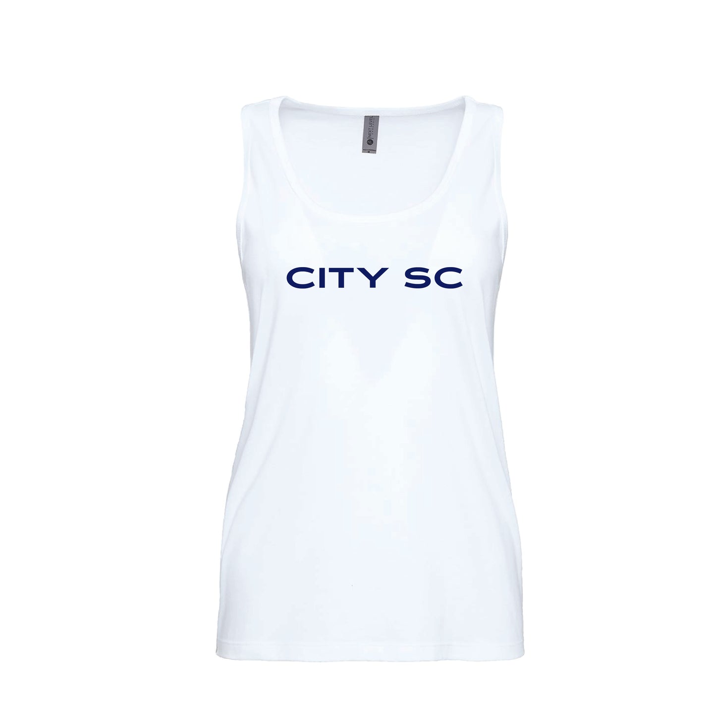 CSC26- Carlsbad Ladies Muscle Tank (White)