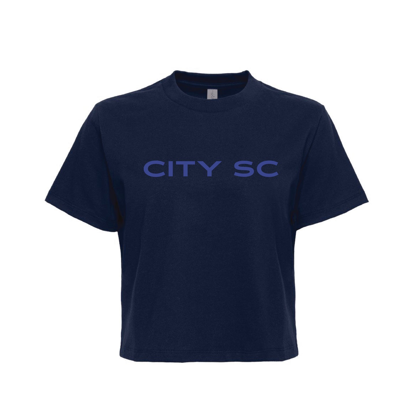 CSC26- Ladies Boxy Tee (Navy)