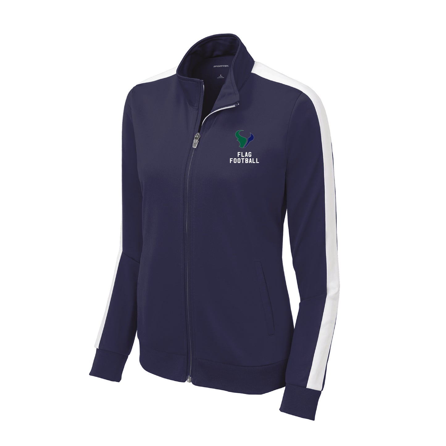 LCC Flag Football 2026- Ladies Track Jacket (Navy)