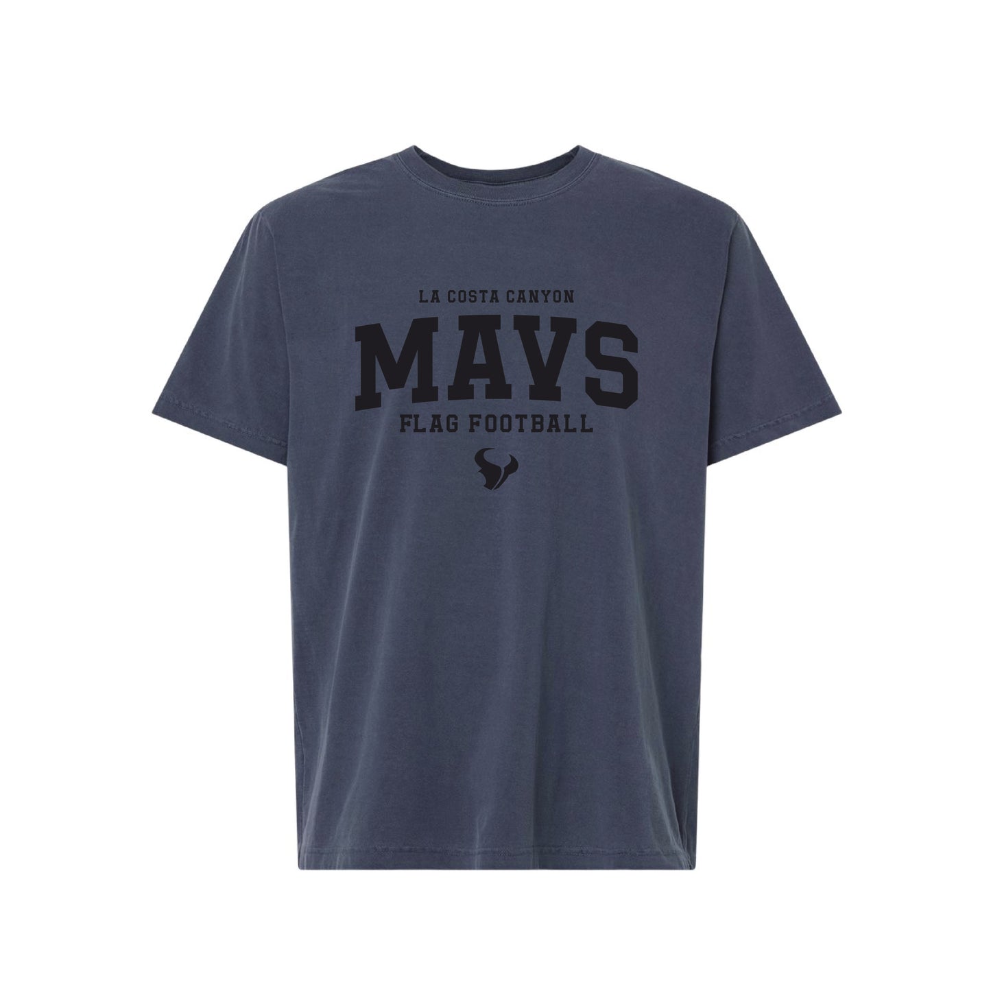 LCC Flag Football 2026- Unisex MAVs Tee (Washed Navy)