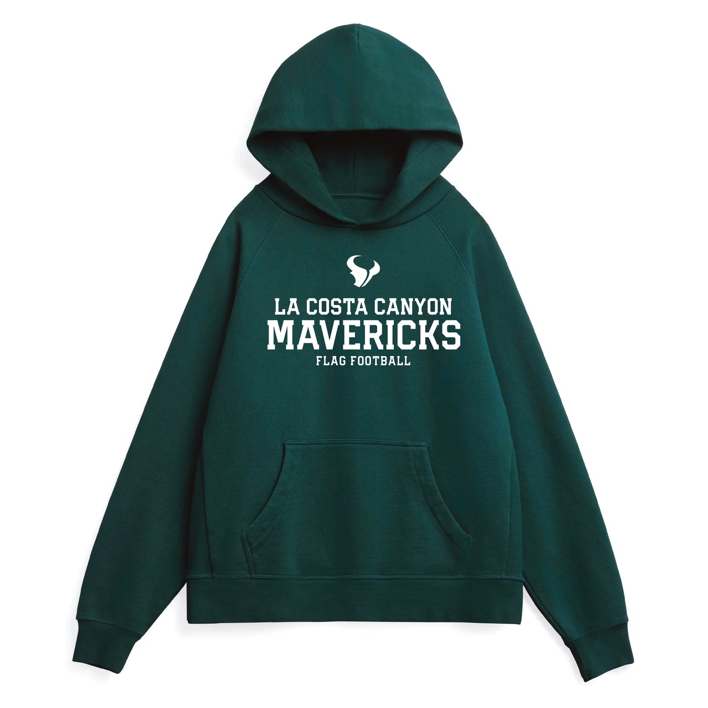 LCC Flag Football 2026 - Mavericks Hoodie (Alpine Green)
