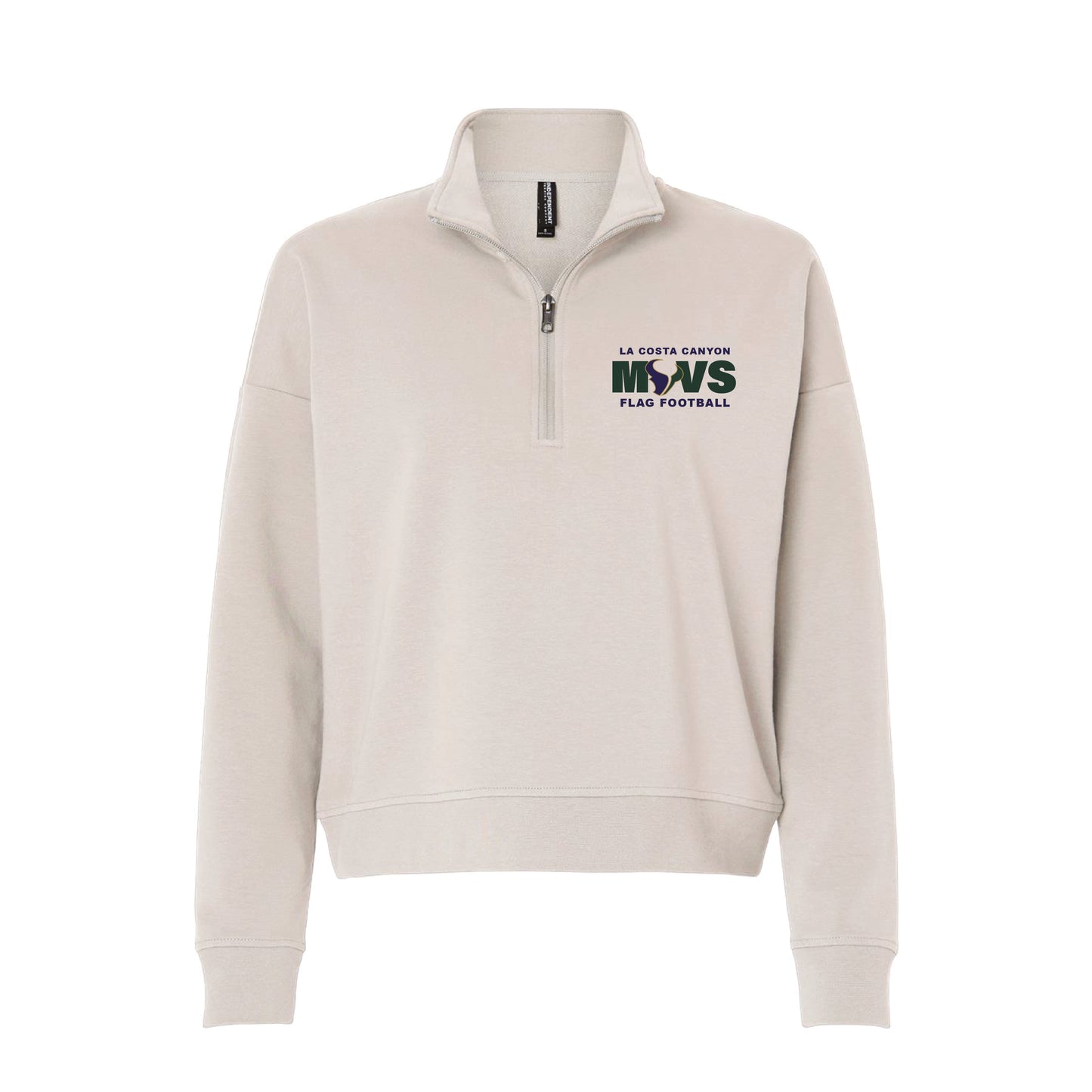 LCC Flag Football 2026- Ladies Quarter Zip (Smoke)
