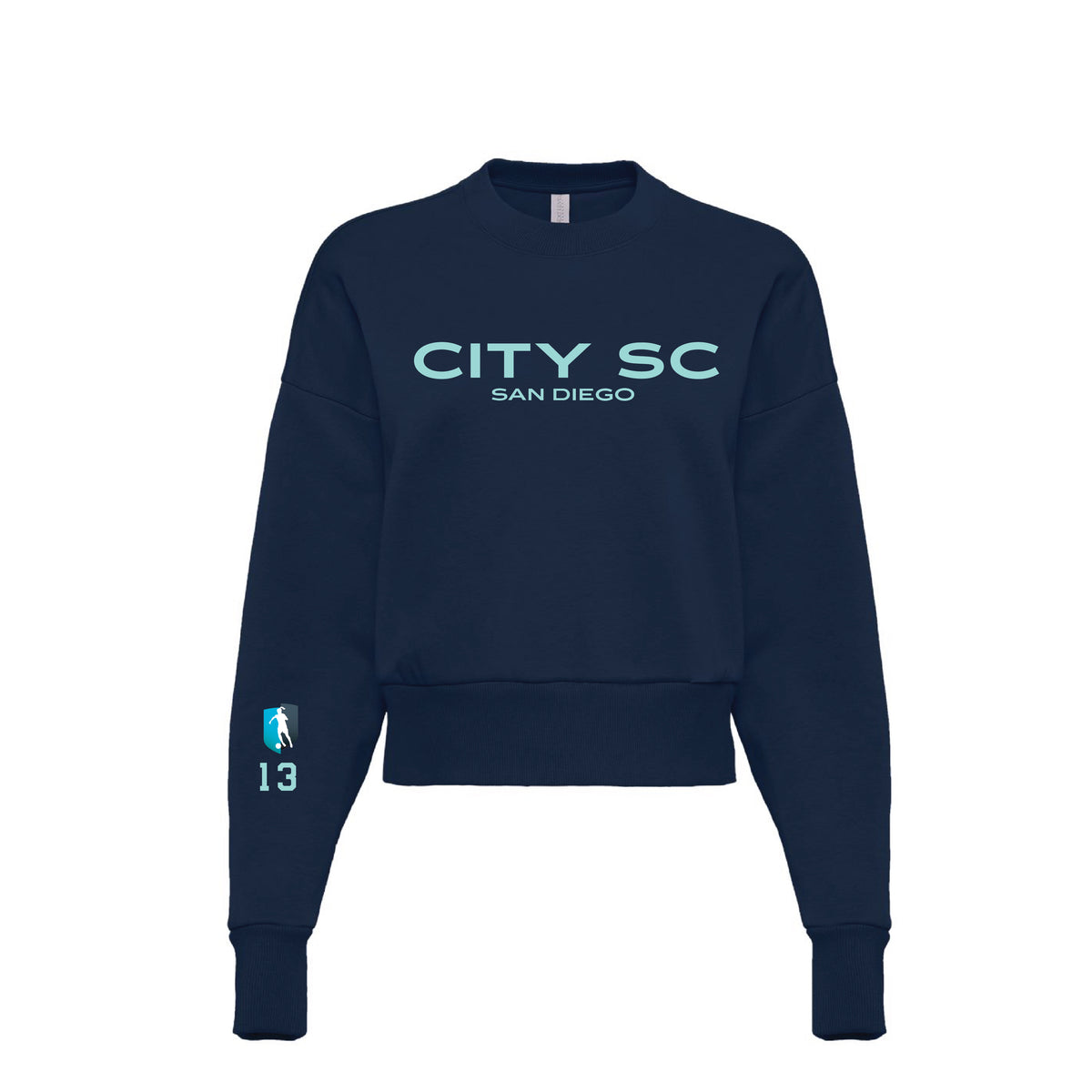 GA ASPIRE STROTHMAN- Ladies Crewneck Sweatshirt (Navy)
