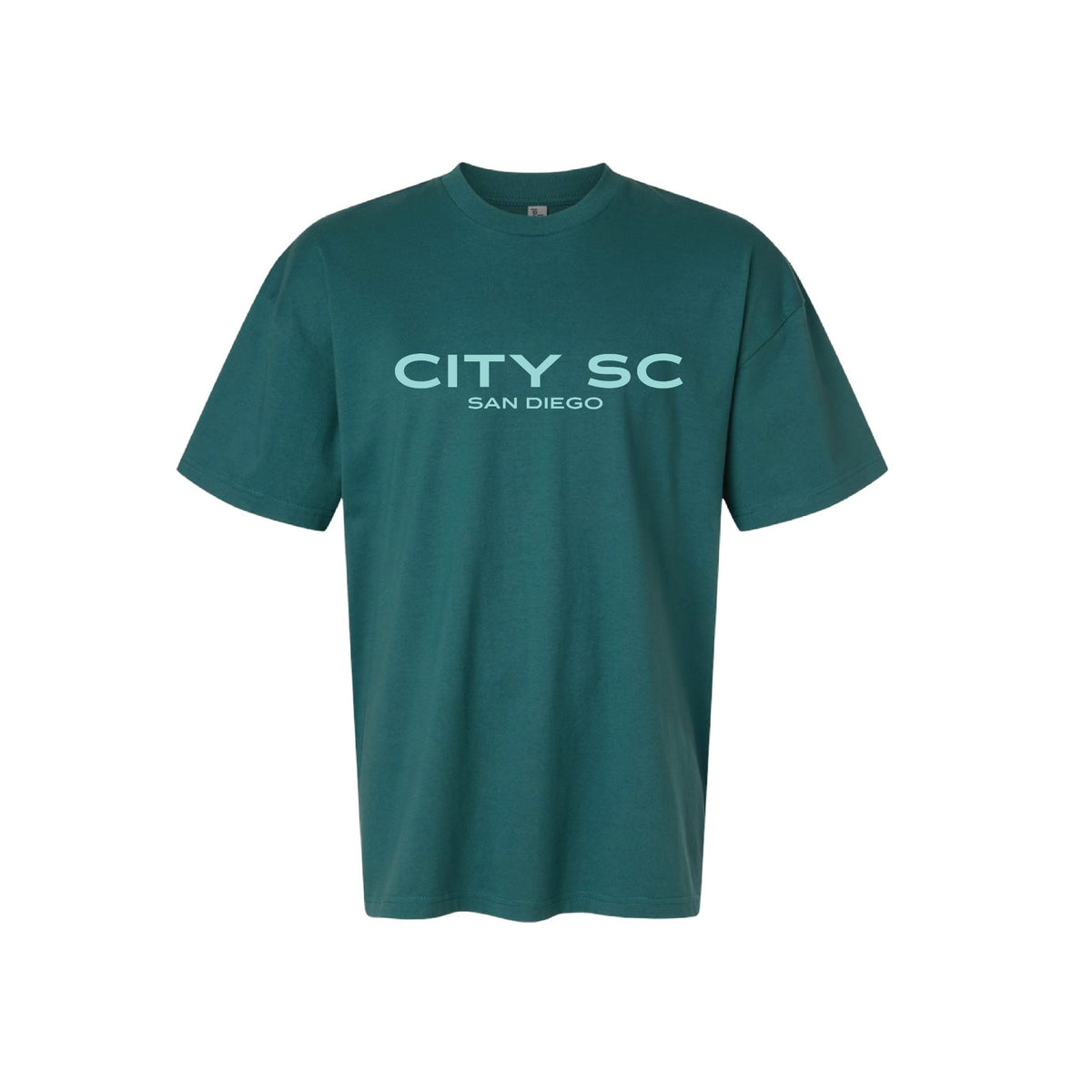 Teal Standard Tee mockup