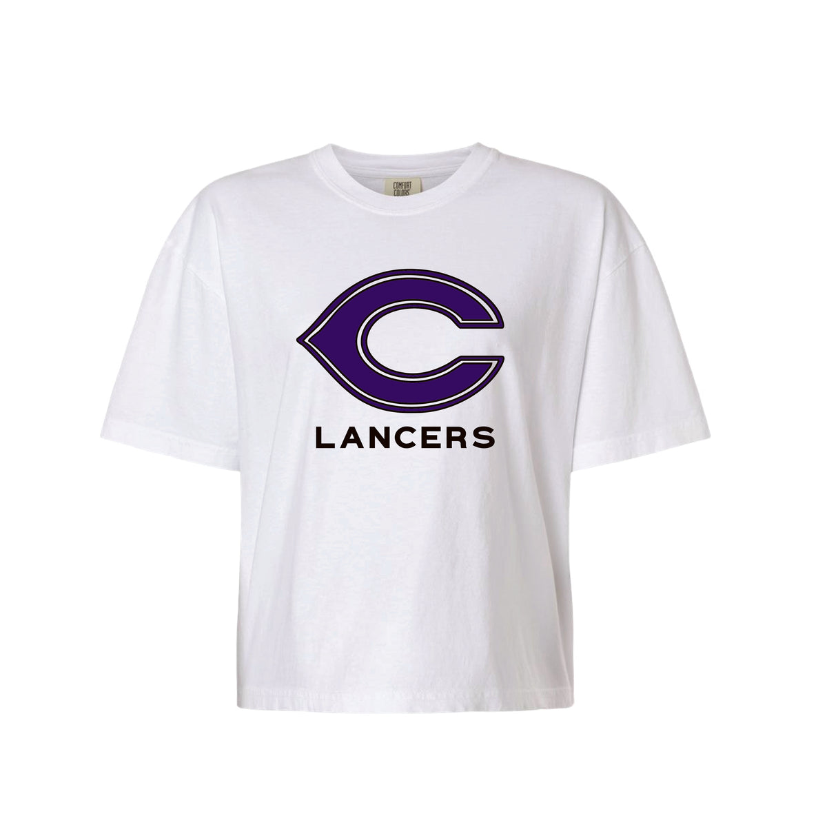 Carlsbad Lancer Mama Boxy Tee (White)