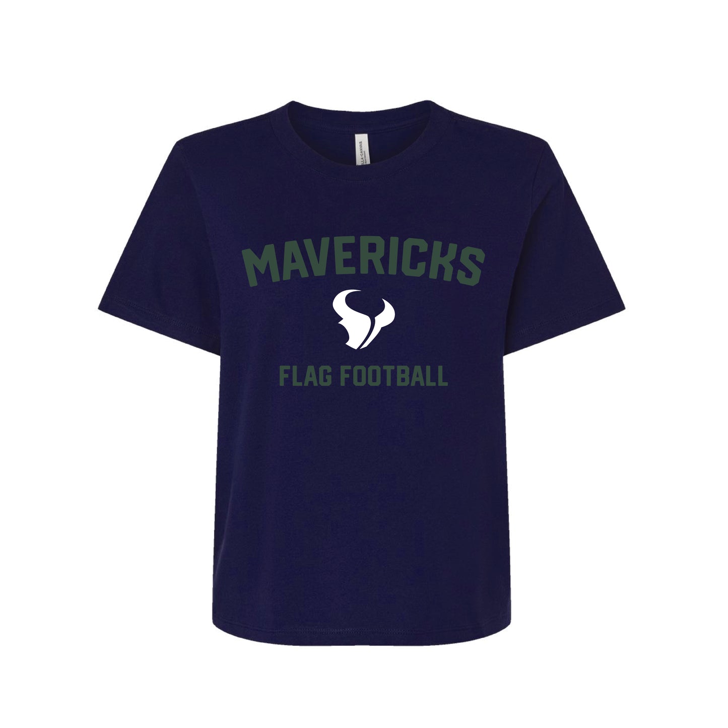 LCC Flag 2025 Ladies Mavericks Boxy Tee- Navy