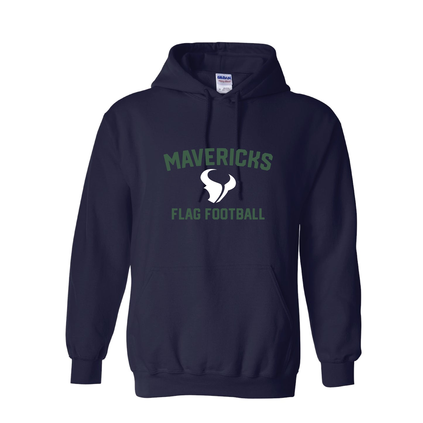 LCC Flag 2025 Mavericks Flag Football Hoodie - Navy