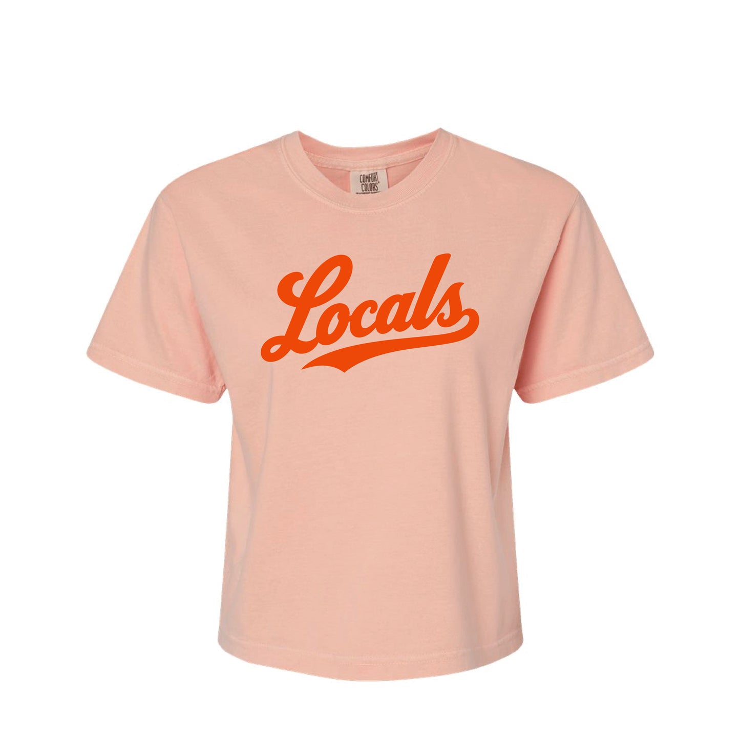 Locals Baseball- Ladies Boxy Tee- Classic Logo