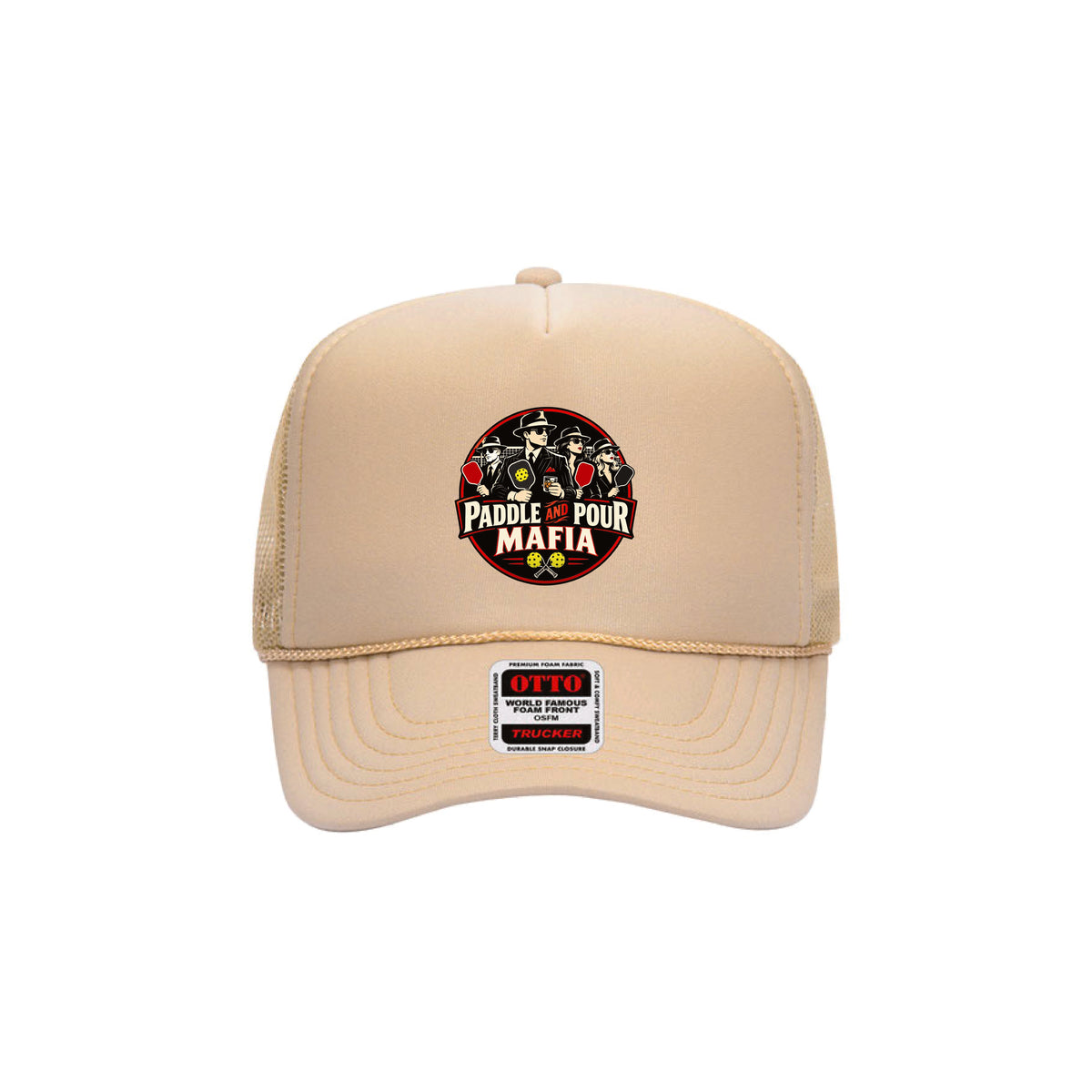 Paddle & Pour Trucker Hat (Tan)