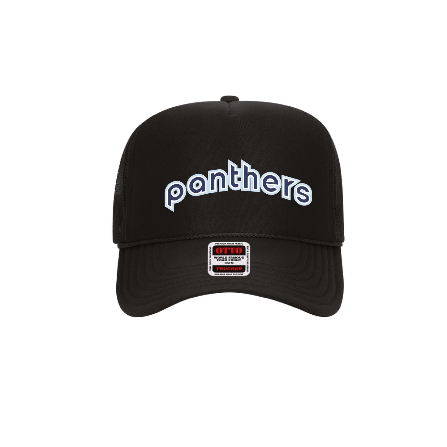 Poinsettia Elementary Trucker Hat- Black Panther