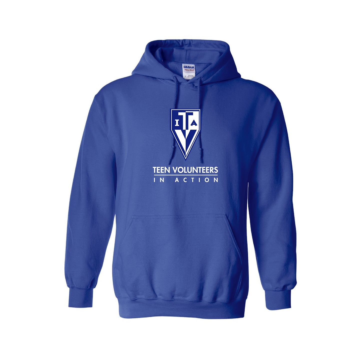 TVIA Unisex Heavy Blend Hooded Sweatshirt - Royal