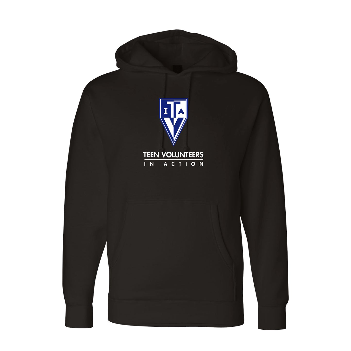 TVIA Leadership Unisex Heavy Blend Hooded Sweatshirt - Black