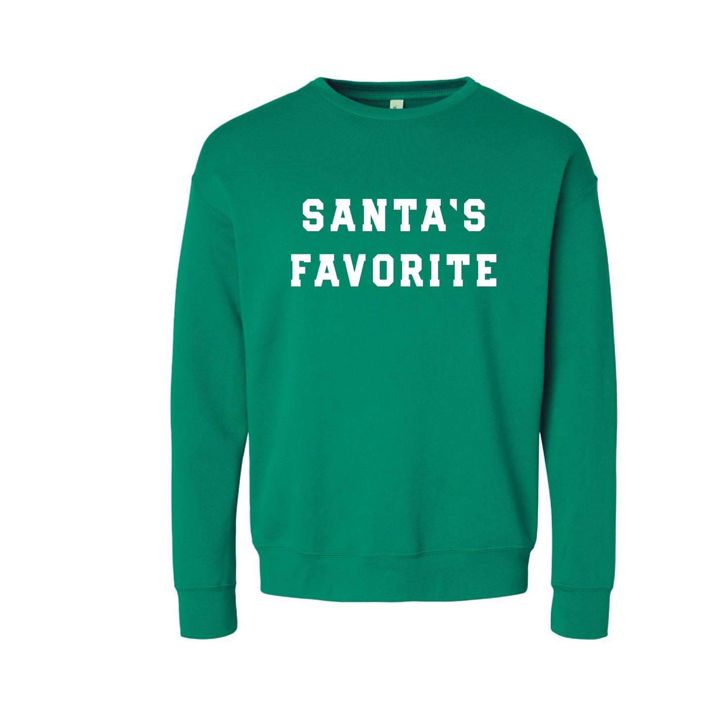 MOTS Holiday Shop - Unisex Fleece Crewneck Sweatshirt- Santa's Favorite