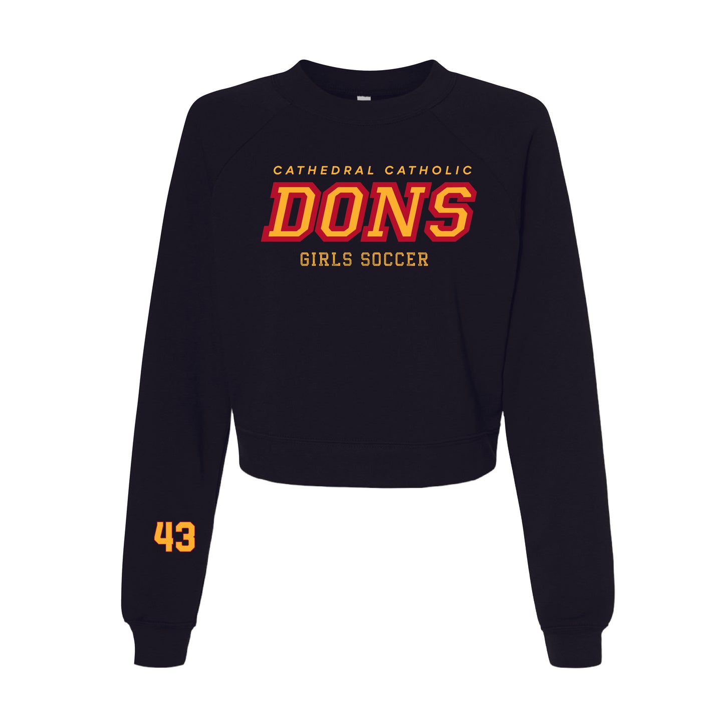 Cathedral Catholic Girls Soccer - Ladies Cropped Crewneck