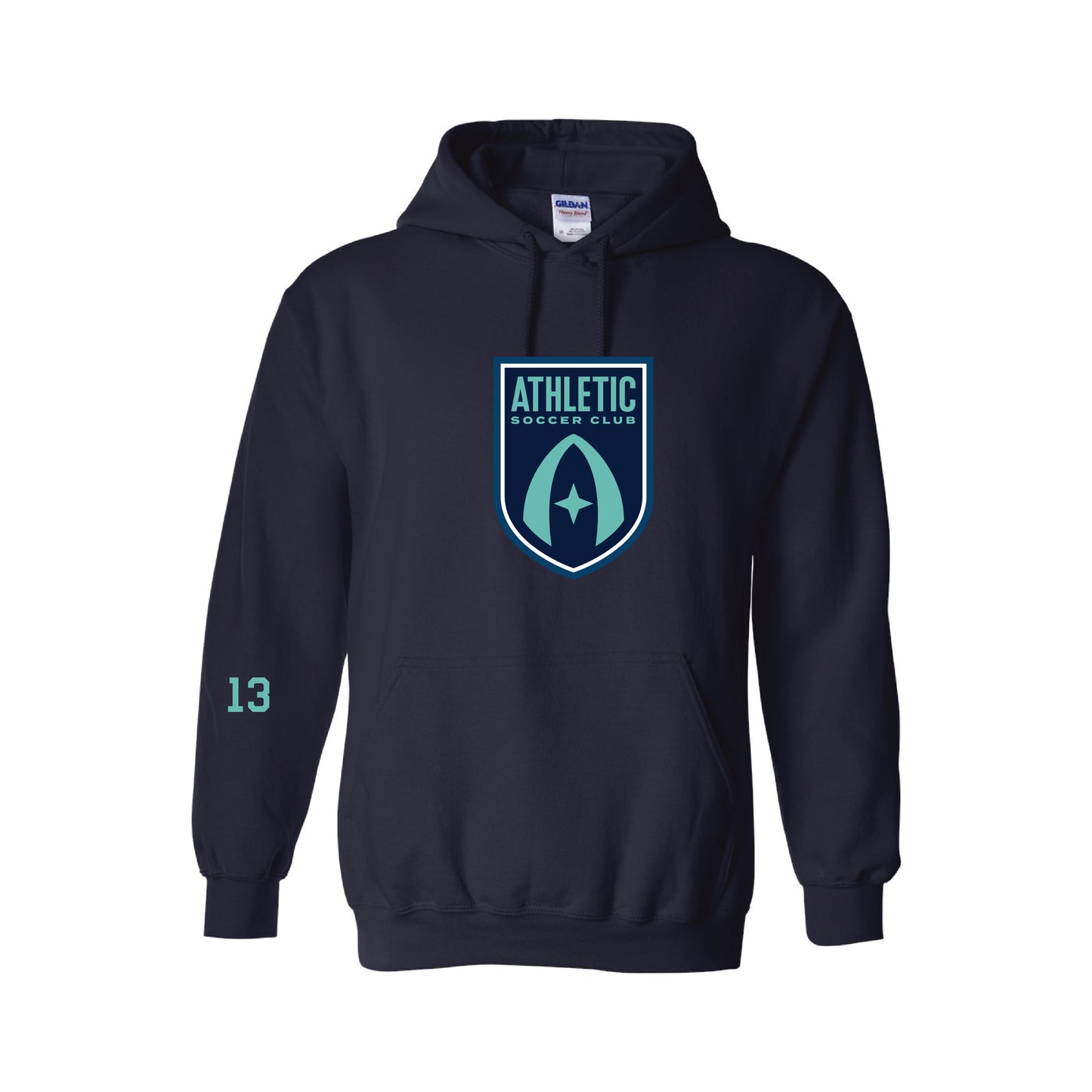 Athletic Soccer Club- Unisex Heavyweight Hooded Sweatshirt (Youth & Adult)