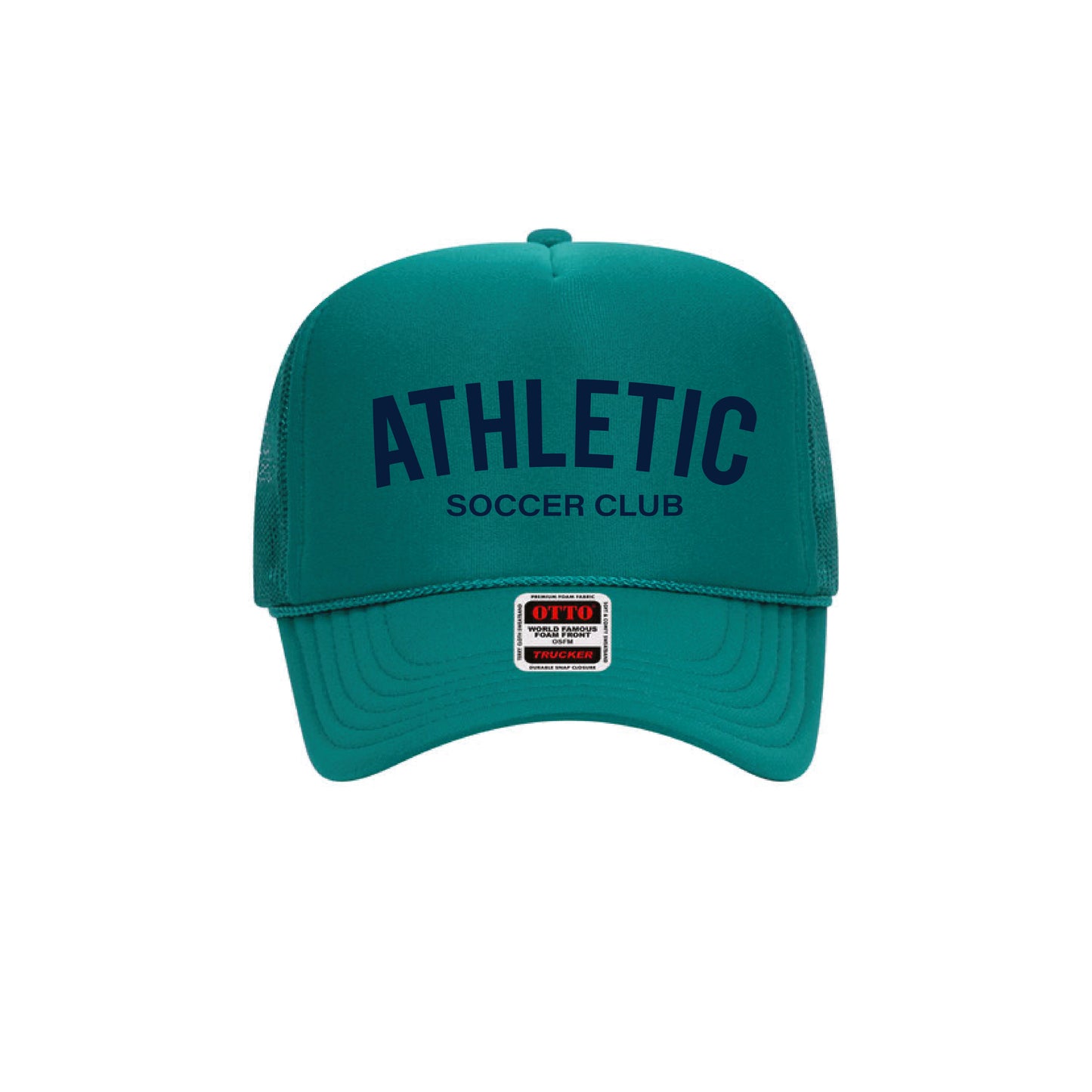 Athletic Soccer Club- Trucker Hat (Teal)