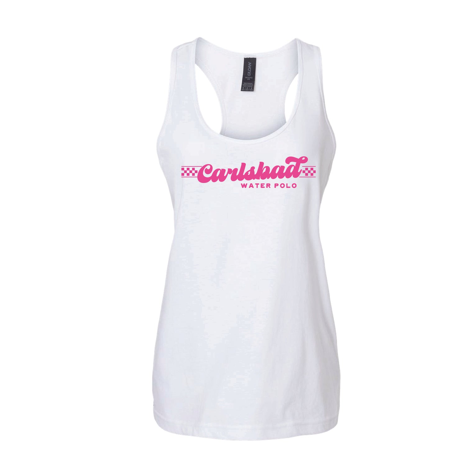 Carlsbad Water Polo Womens Tank (White)