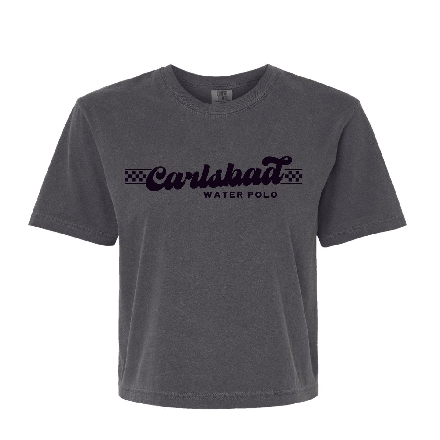 Carlsbad Water Polo Womens Boxy Tee (Pepper)