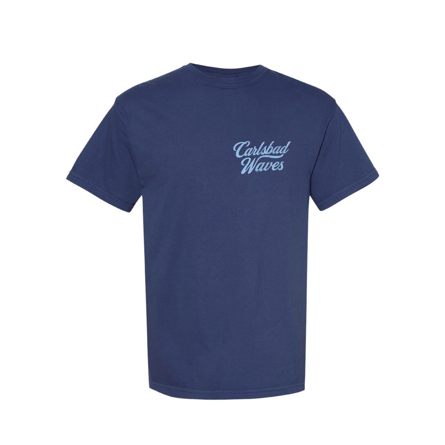 Carlsbad Waves Unisex Tee (Washed Navy)