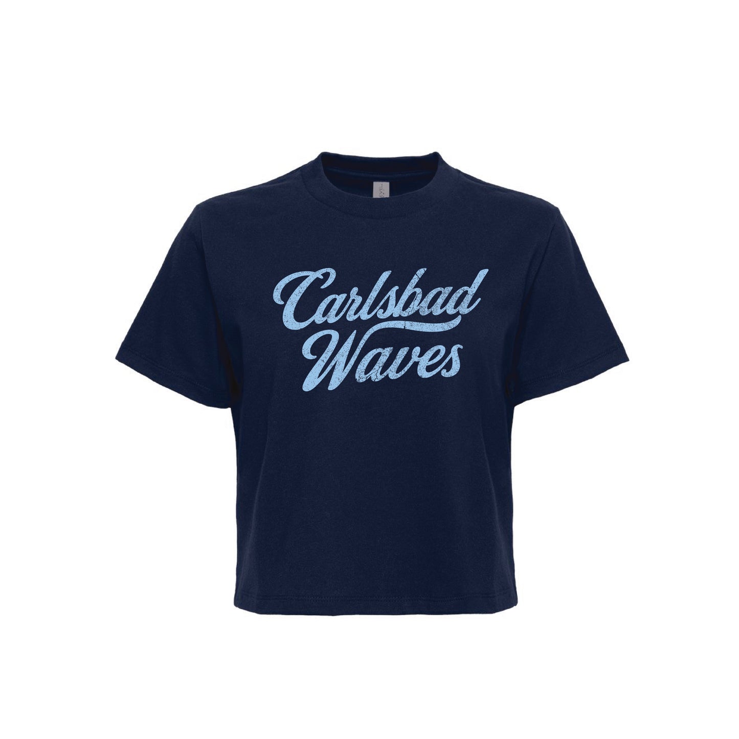 Carlsbad Waves Ladies Script Boxy Tee