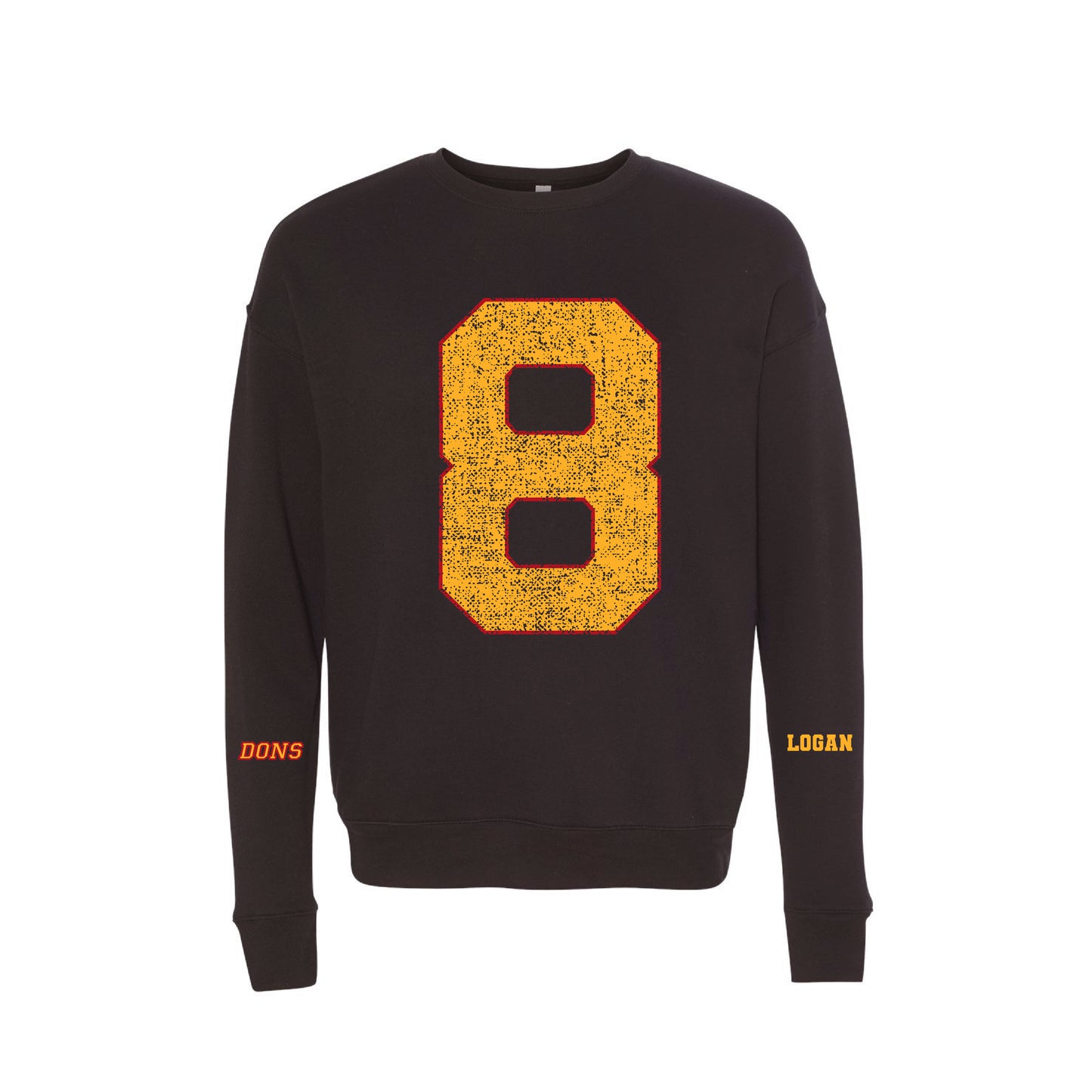 Cathedral DONS Football Mom Fleece Crewneck (Black)