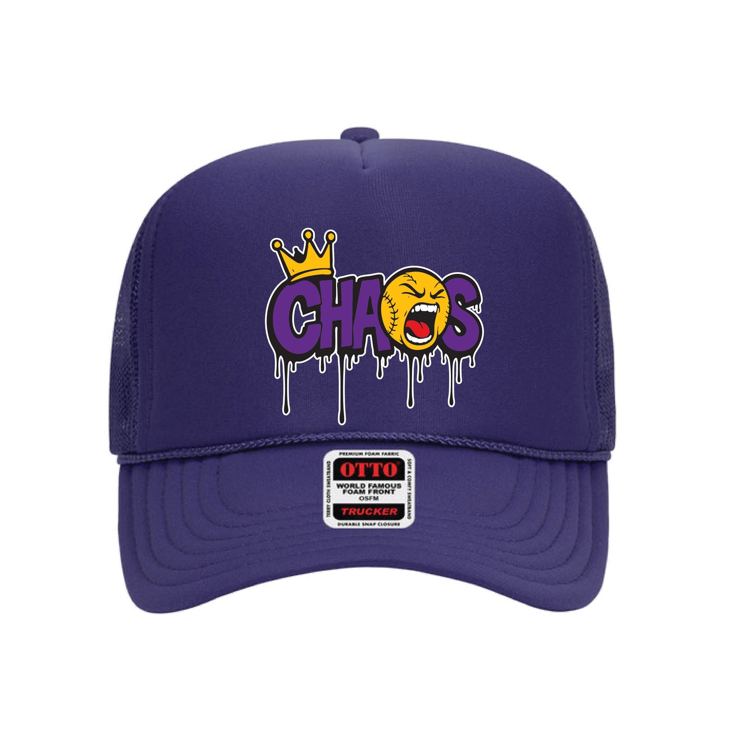 Chaos Softball Trucker - Purple