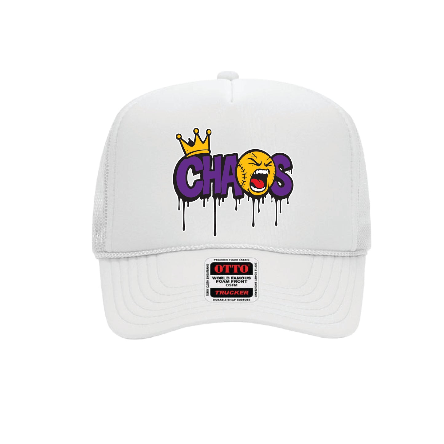 Chaos Softball Trucker - White
