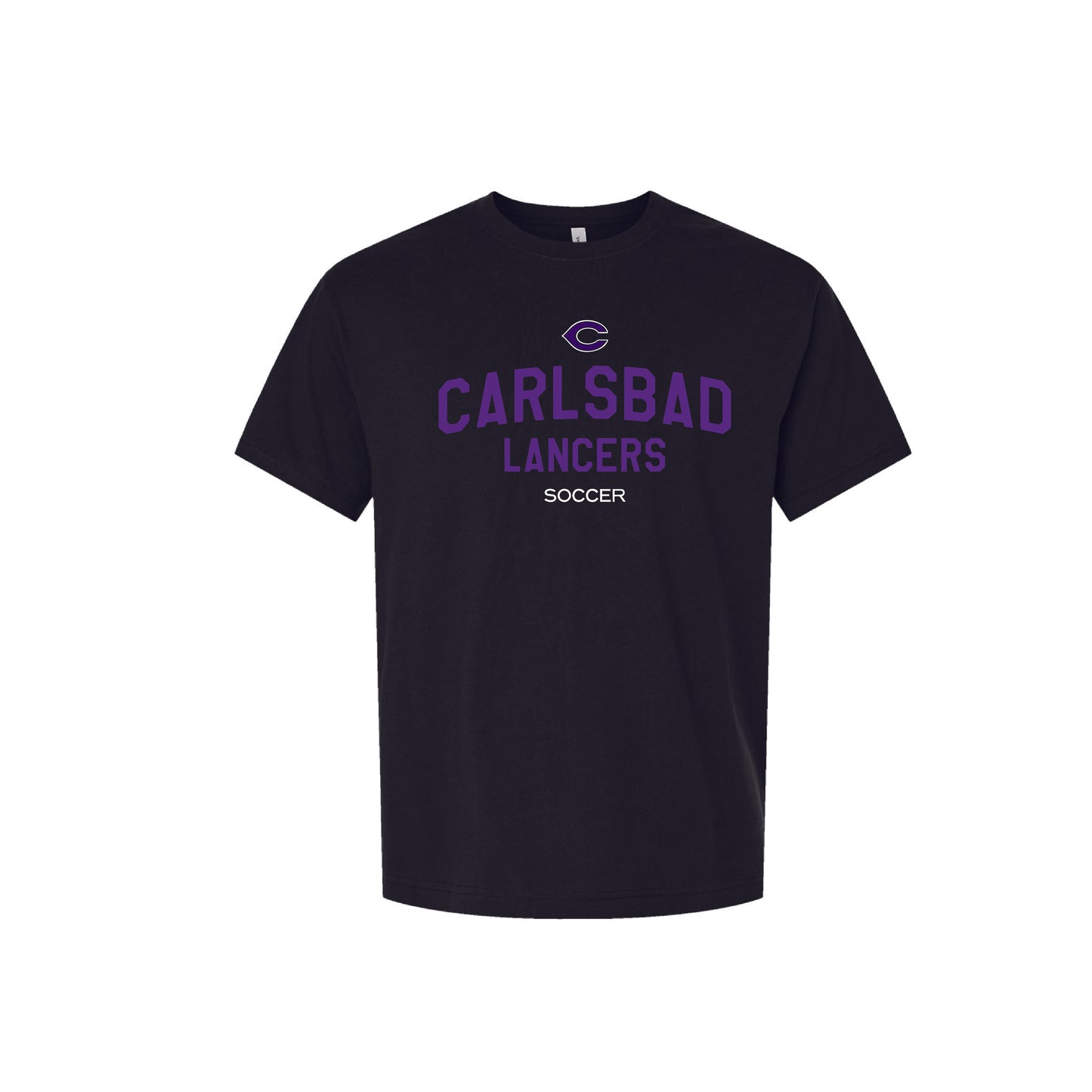 Carlsbad High MENS Soccer Classic Unisex Tee (Black)