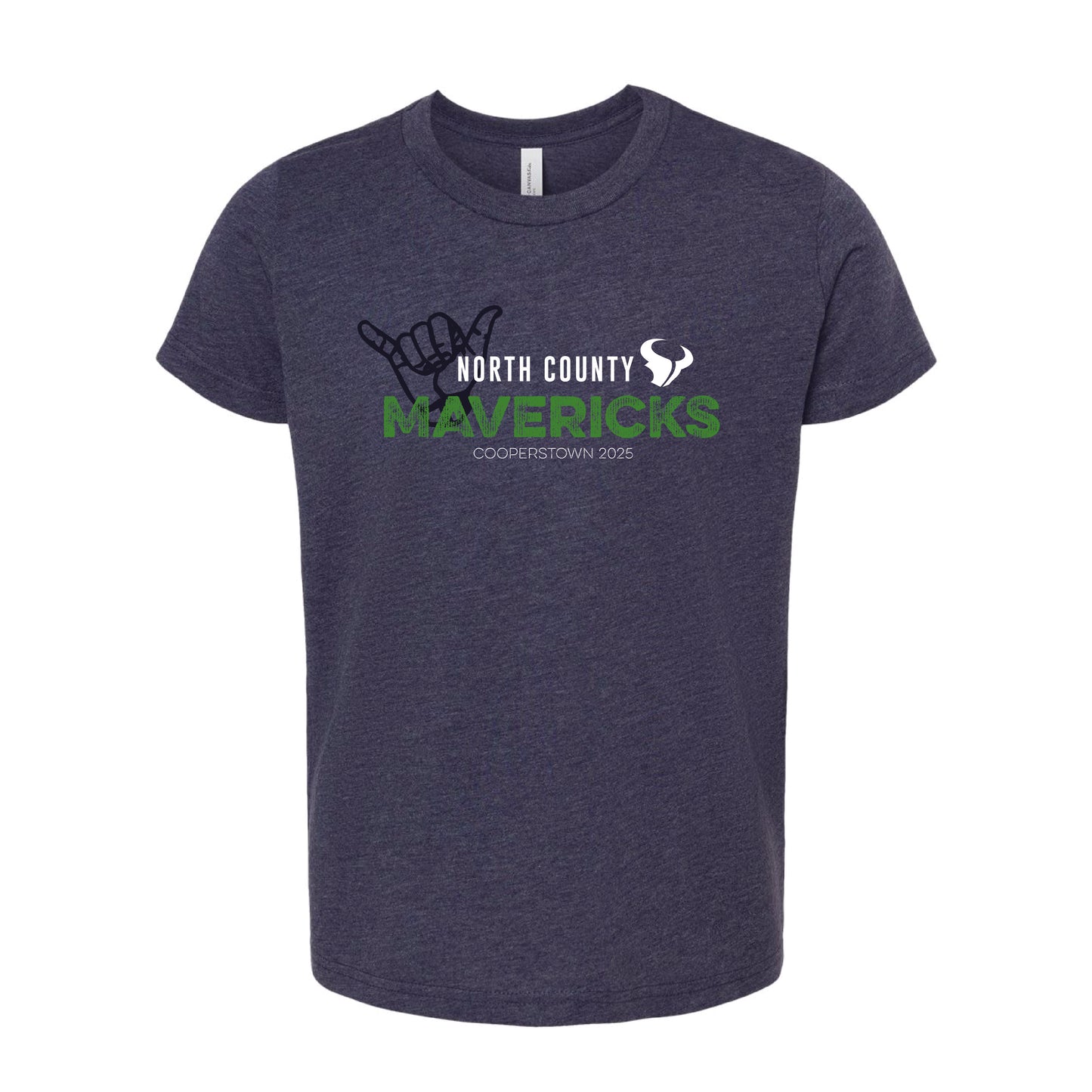 NC MAVS Cooperstown - Youth Tee (Navy)