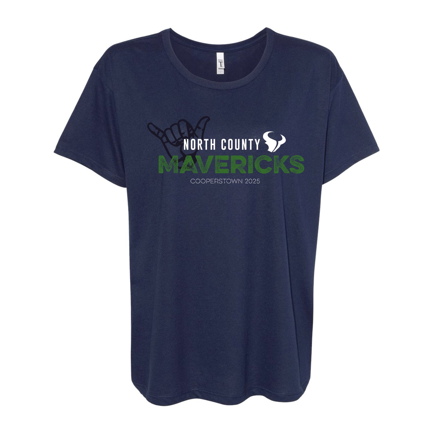 NC MAVS Cooperstown - Ladies Slouchy Tee