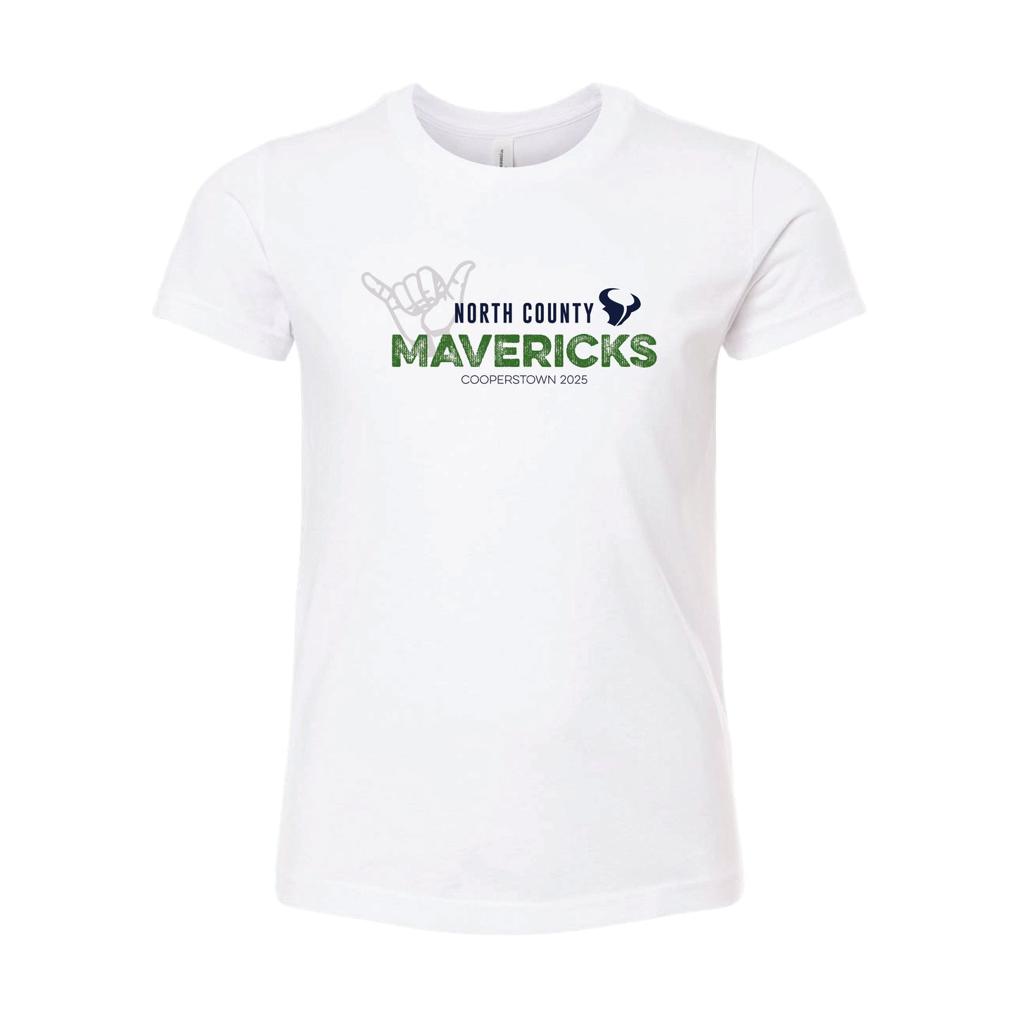 NC MAVS Cooperstown - Youth Tee (White)