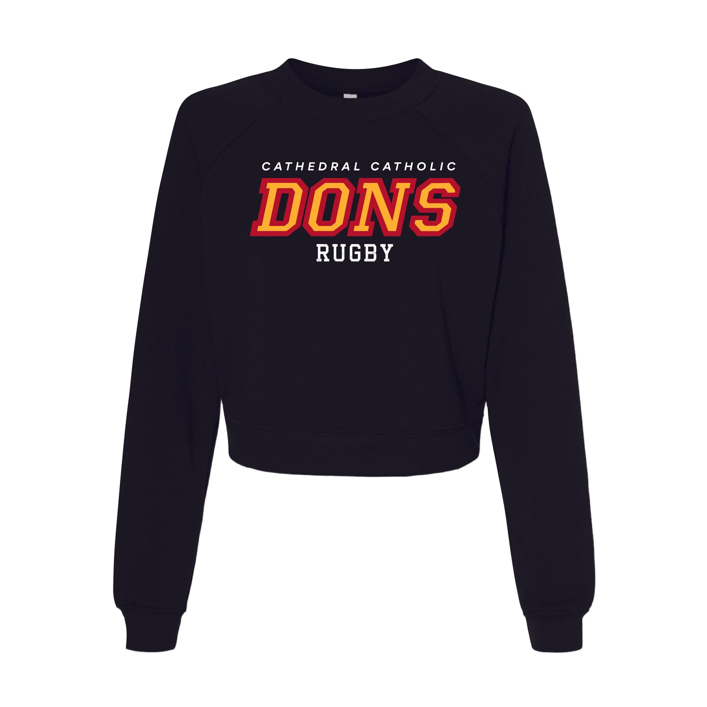 Cathedral Catholic Rugby - Ladies Cropped Crewneck