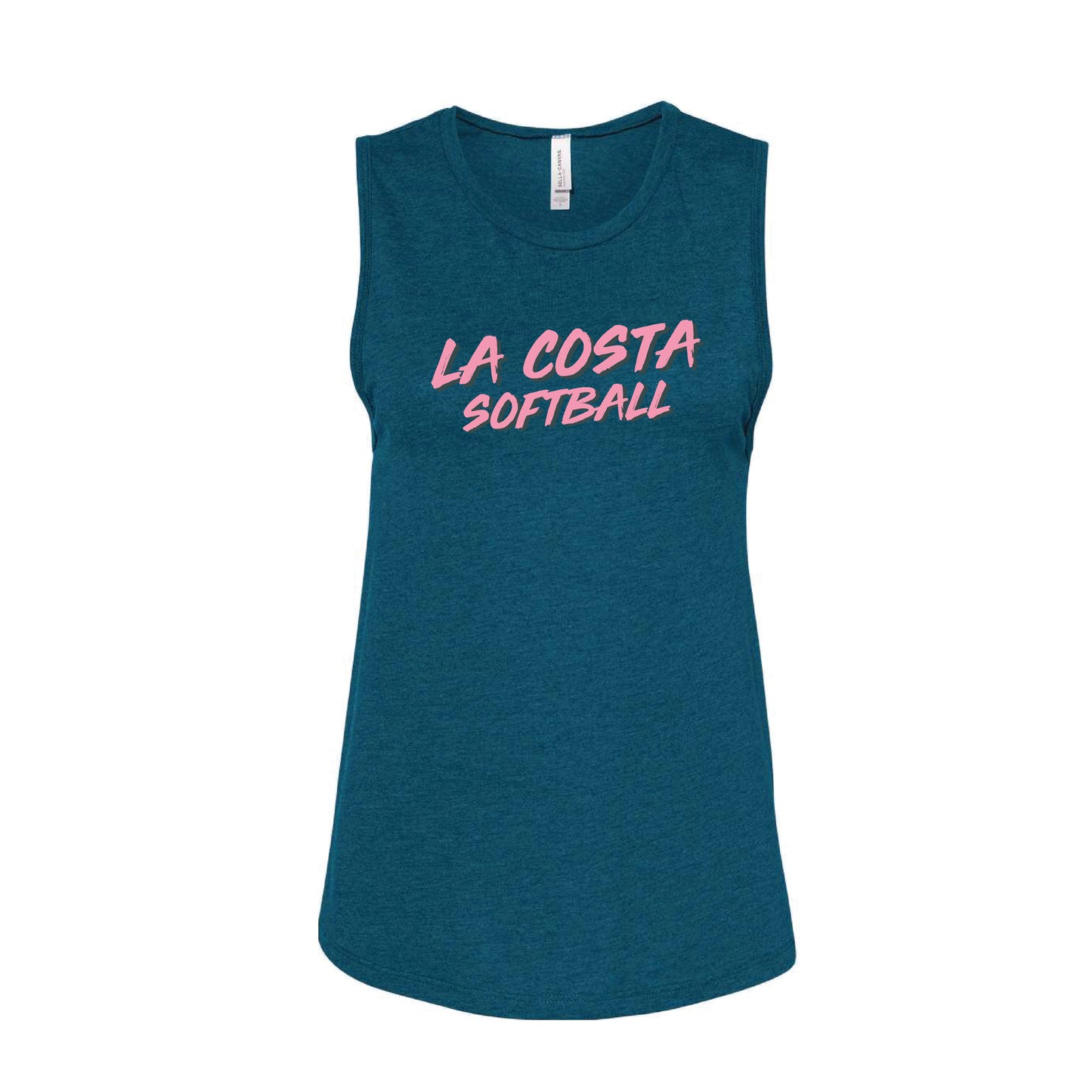 La Costa Ladies Muscle Jersey Tank (Dark Teal)