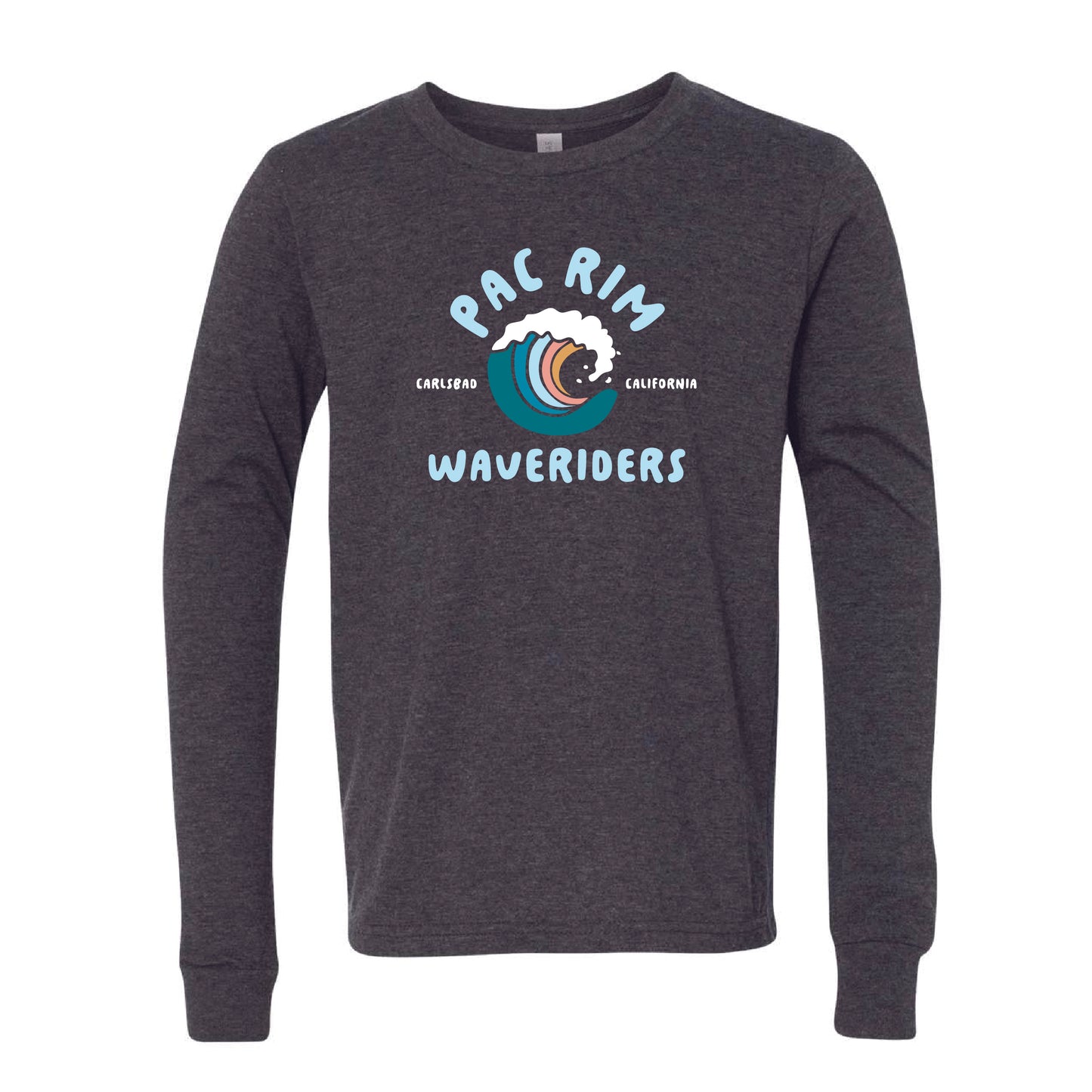 Pac Rim Spiritwear Waverider Long Sleeve Tee - Dark Grey