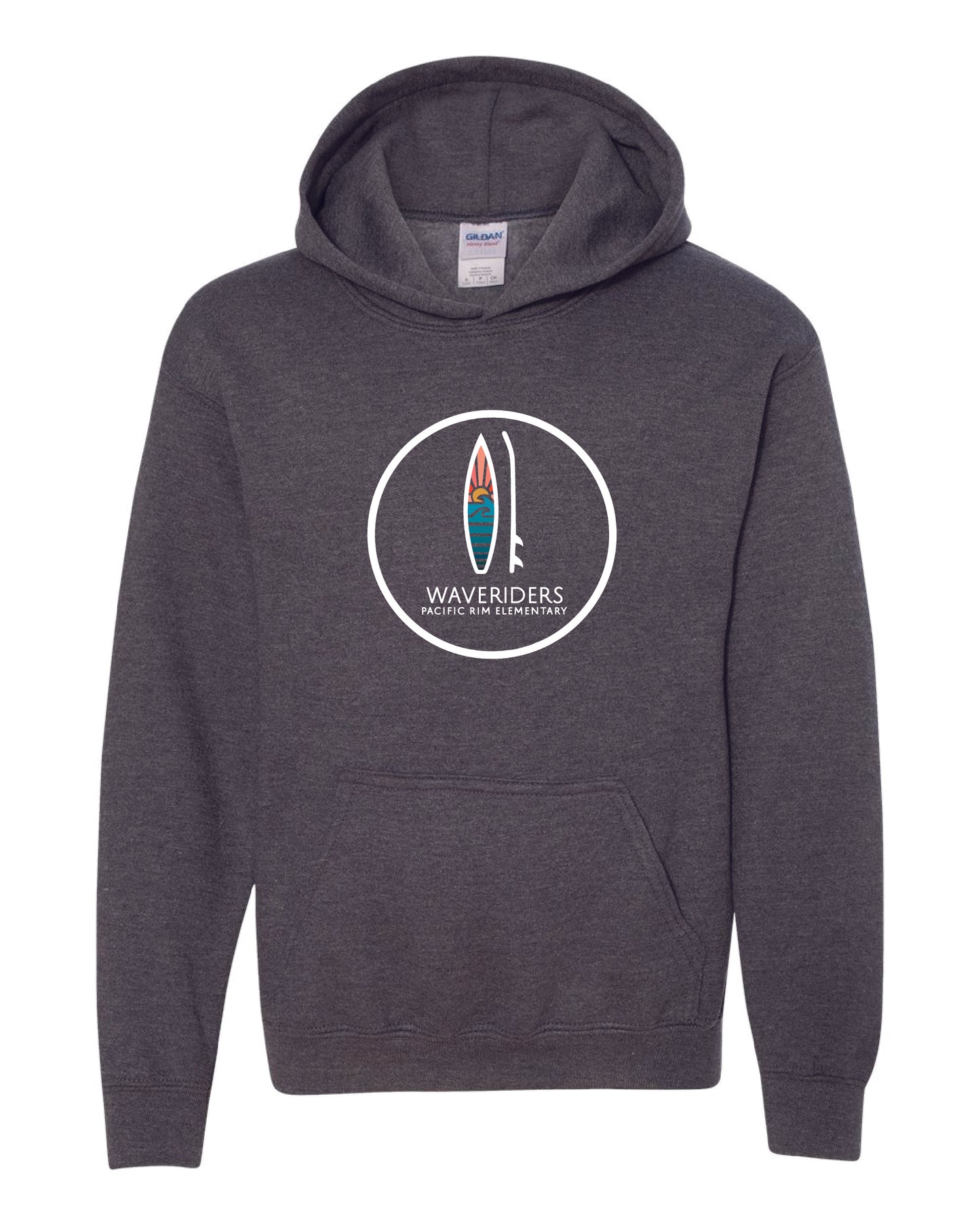 Pac Rim Spiritwear Classic Logo Hoodie- Graphite Heather