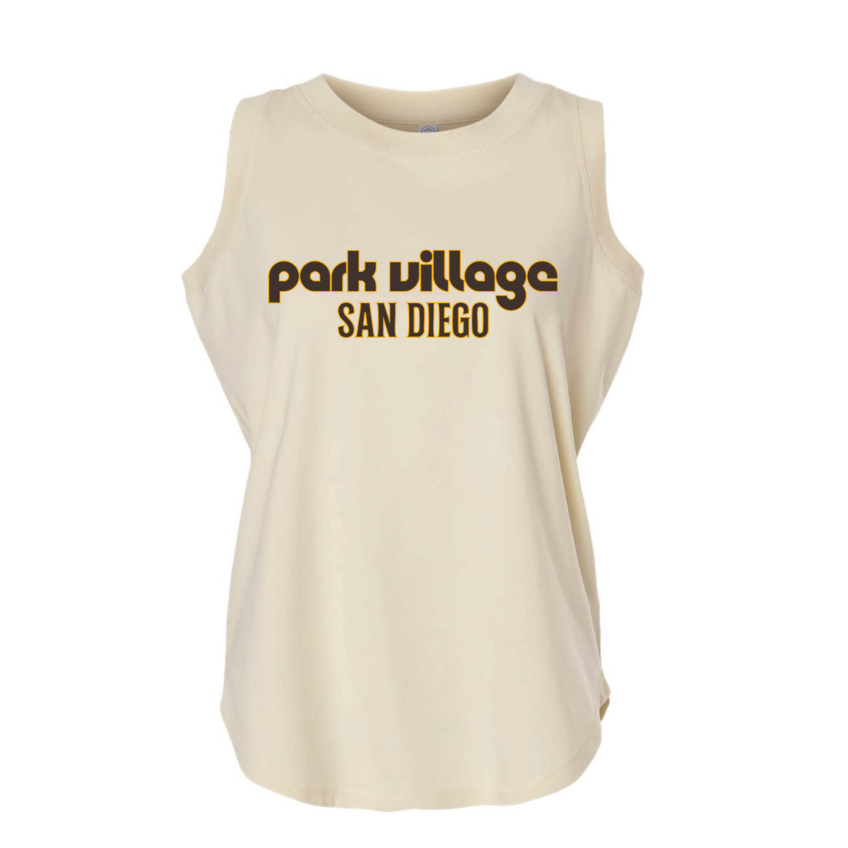 Park Village Elementary- San Diego Love Ladies Tank (Cream)