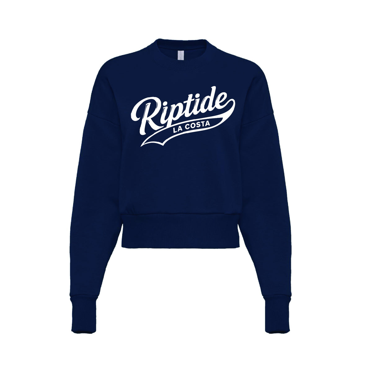 Riptide Lewis navy cropped sweatshirt