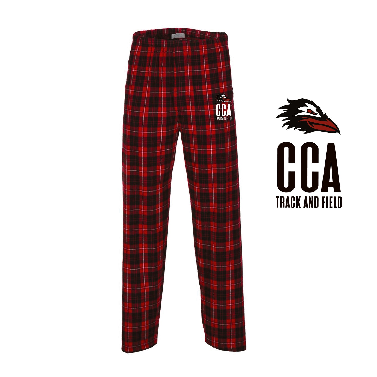 CCA Track and Field Flannel Pajamas (Unisex)