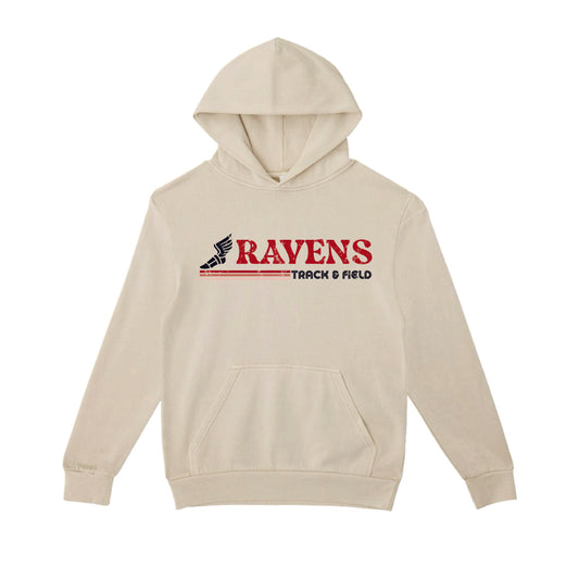 CCA Track and Field - Ravens Heavyweight Hoodie (Dust)