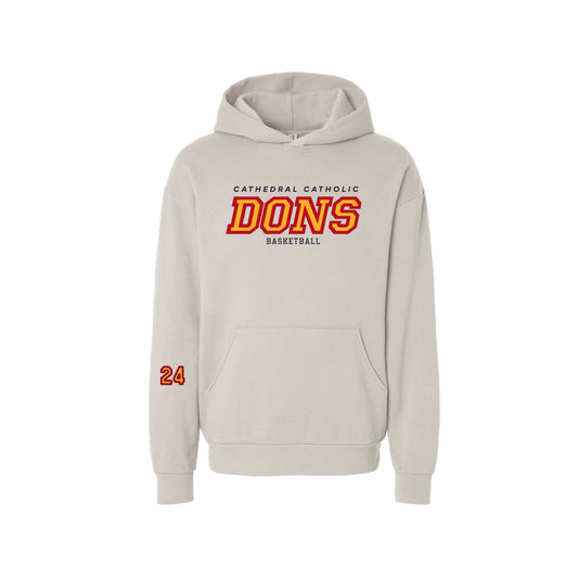 Cathedral Catholic Basketball - Adult Heavy Blend Hoodie - Cream