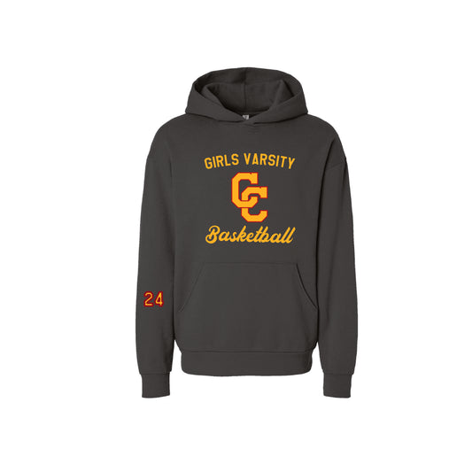 Cathedral Catholic Varsity Basketball - Adult Heavy Blend Hoodie - Grey