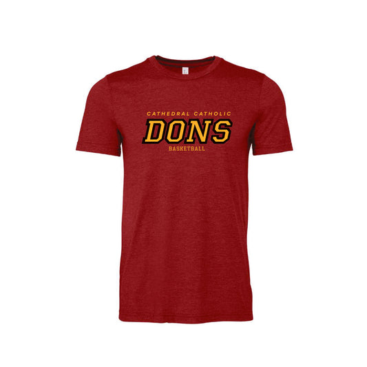 Cathedral Catholic Basketball- Unisex Tee (Red)