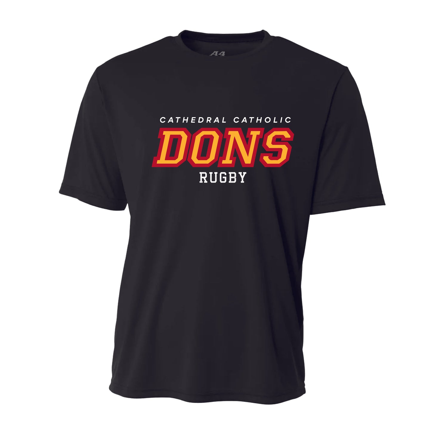 Cathedral Catholic Rugby Dry Fit Cooling Performance Tee (Black)