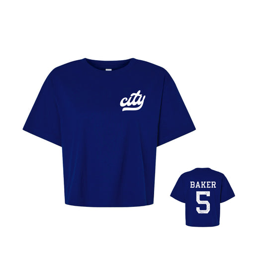 CSC26- Ladies Boxy Tee (Royal)