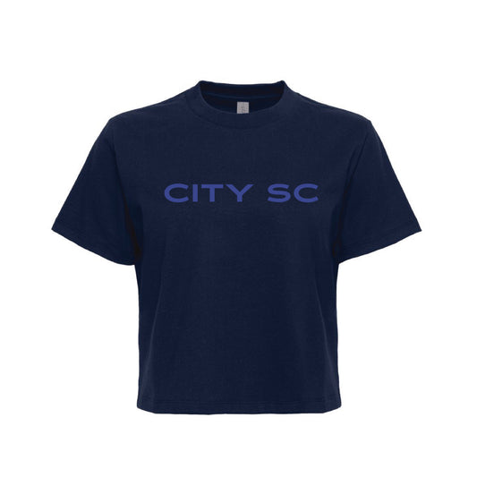 CSC26- Ladies Boxy Tee (Navy)