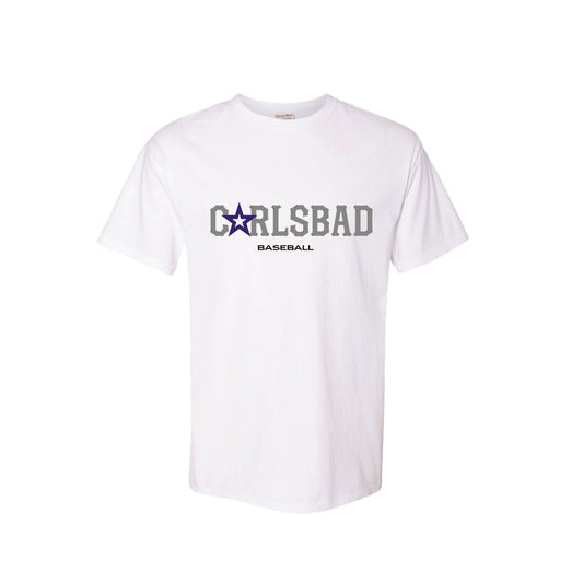 CYB Carlsbad Youth Baseball Unisex Tee - Classic (White)