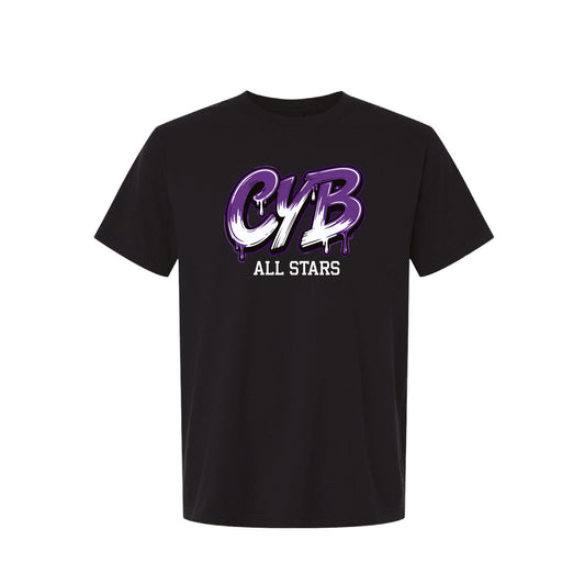 CYB Carlsbad Youth Baseball Youth & Adult Tee - Graffiti  (Black)